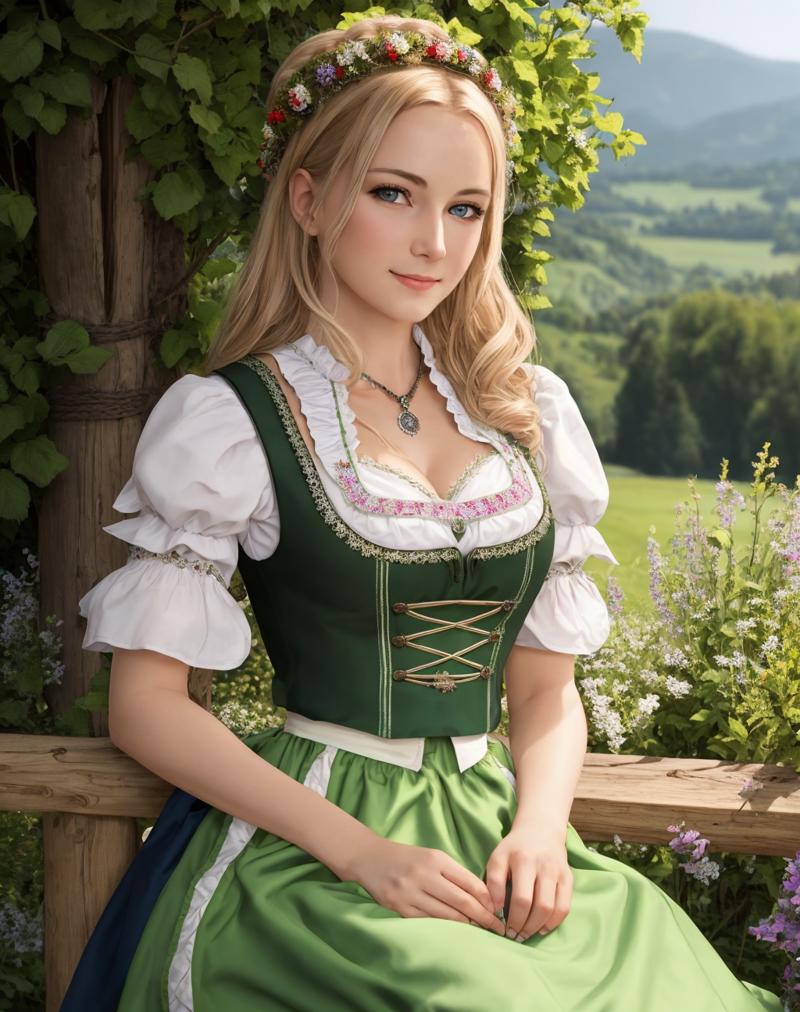 02236-3080543851-Masterpiece, absurdres, fine detail, HDR, highly detailed face and eyes, photorealistic,  , dirndl, a woman in traditional bavar.png